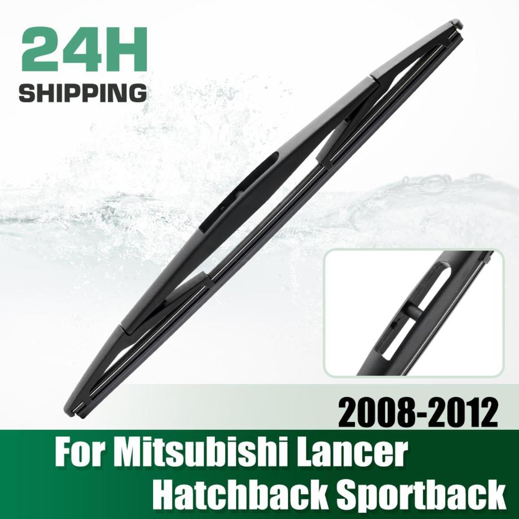 Rear Windshield Wipers Blades,Premium All-Season Wiper blades Replacement For Mitsubishi Lancer Hatchback Sportback 2008-2012