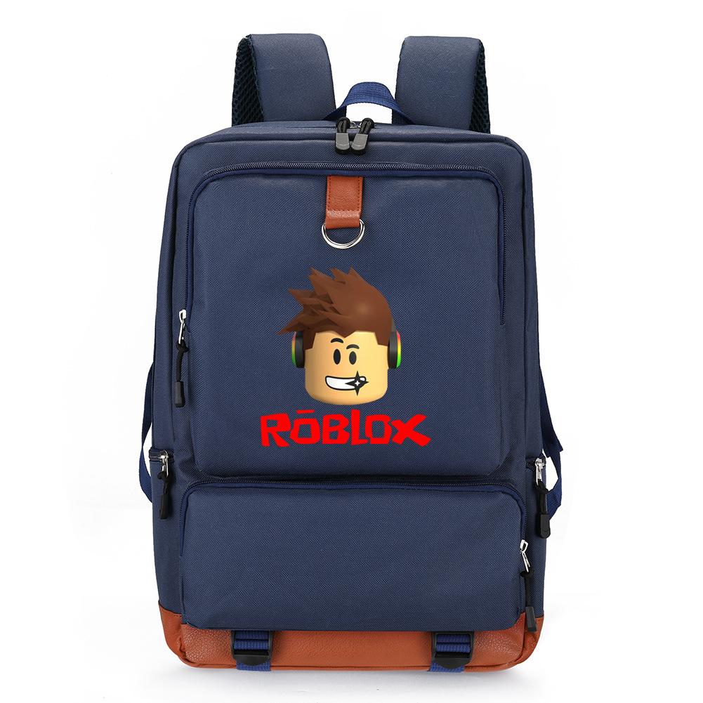 Virtual World Roblox Games Men'S And Women'S Backpacks Backpacks Student School Bags Travel Bags Computer Bags