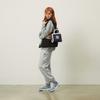 MLB 24FW New York Yankees Texture NY Logo Autumn Winter ORS07 Lamb Fleece Tote Crossbody Shoulder Bag Shopping Bag Handbag 3AORS0746-50NYD