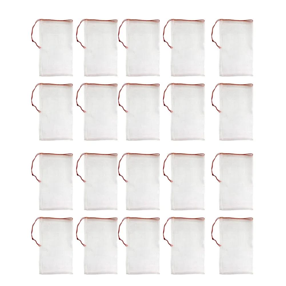 20pcs Garden Netting Bags Vegetable Grapes Apples Fruit Protection Bag Agricultural Pest Control Anti-Bird Mesh Grape Bags