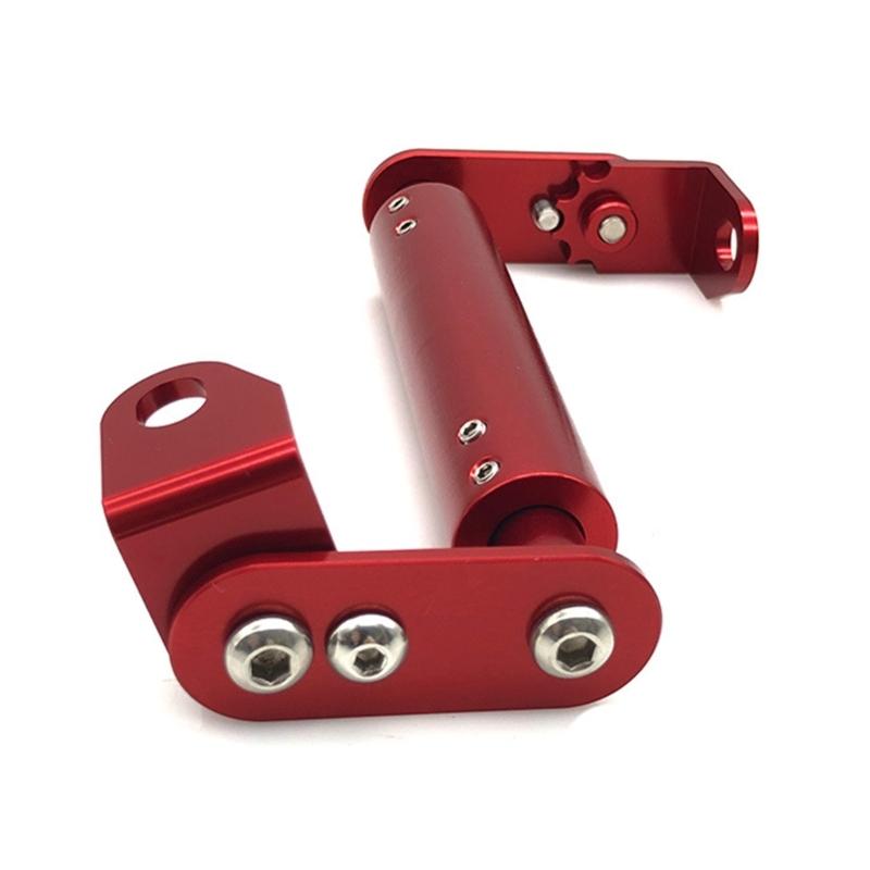 Motorcycle Handlebar Extender Clamp Frame Aluminum Extension Bracket Holder for Cellphone Speedometer with Screws