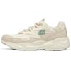 DLites Airy Mesh Synthetic Leather Lace-Up Low-Top Dad Shoes Men Sneakers Off-White 894044-OFWT