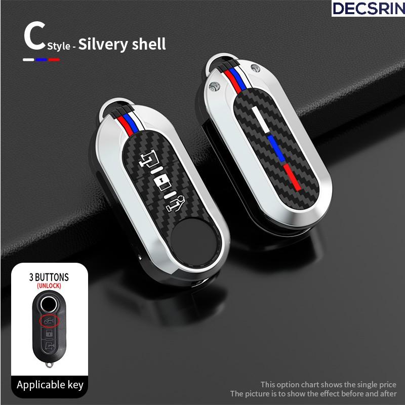 2/3 Buttons Car Flip Remote Key Case Cover Shell Fob For Fiat Ducato 500 500L Panda Grande Punto Lancia Musa Car Accessories