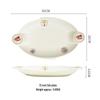 Ruhan Ceramic Summer Sweetheart Fish Plate