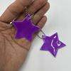 13-Color Reflective Star Pendant: Customizable Logo Keychain & Backpack Ornament