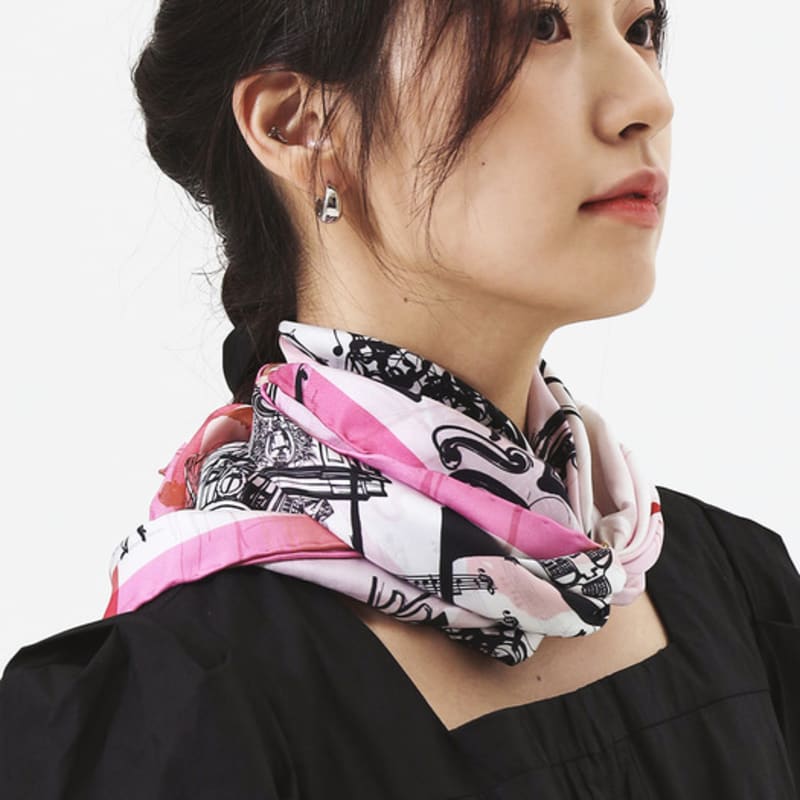 ONSZ Feel the Groove Silk Scarf