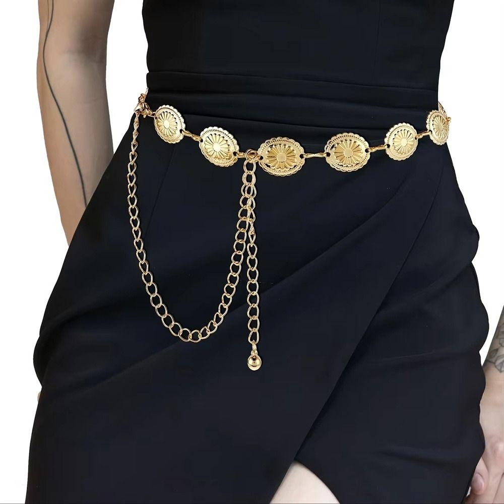 Adjustable Length Chain Belt Gold Silver Belly Chain Fashion Waist Chain
