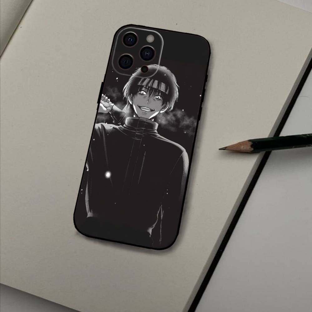Yuuichi Katagiri Anime Phone Case For iPhone 16,15,14,13,12,17,Pro Max,Plus Silicone Black Case