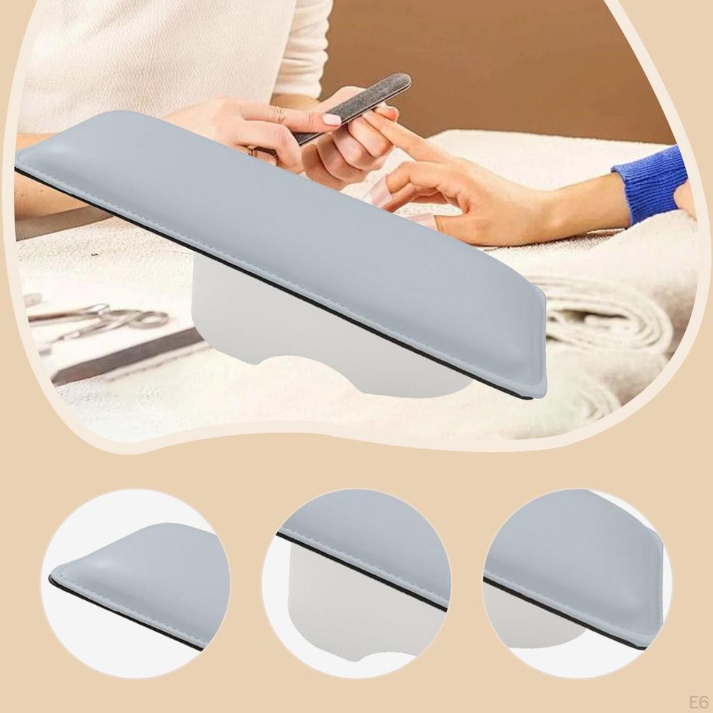 Nail Arm Rest Hand Pillow Anti Slip for Acrylic Nails Detachable Professional Cushion
