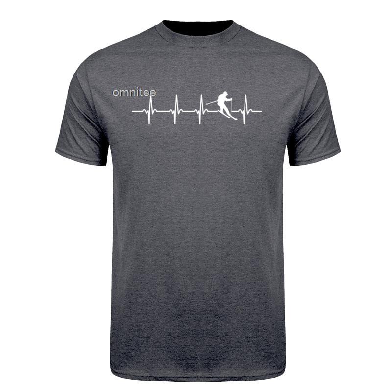 Cool Skiers Unisex Unisex Snow Skiing Ski TShirt Short Sleeve Birthday Gift Summer Style Unisexs Clothing T Shirts HJ040