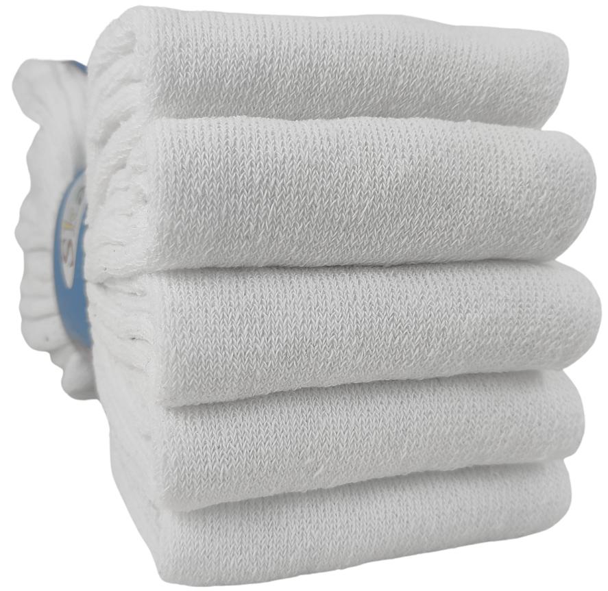 5-PACK MEN' COTTON NON-PRESSURE SOCKS 43-46