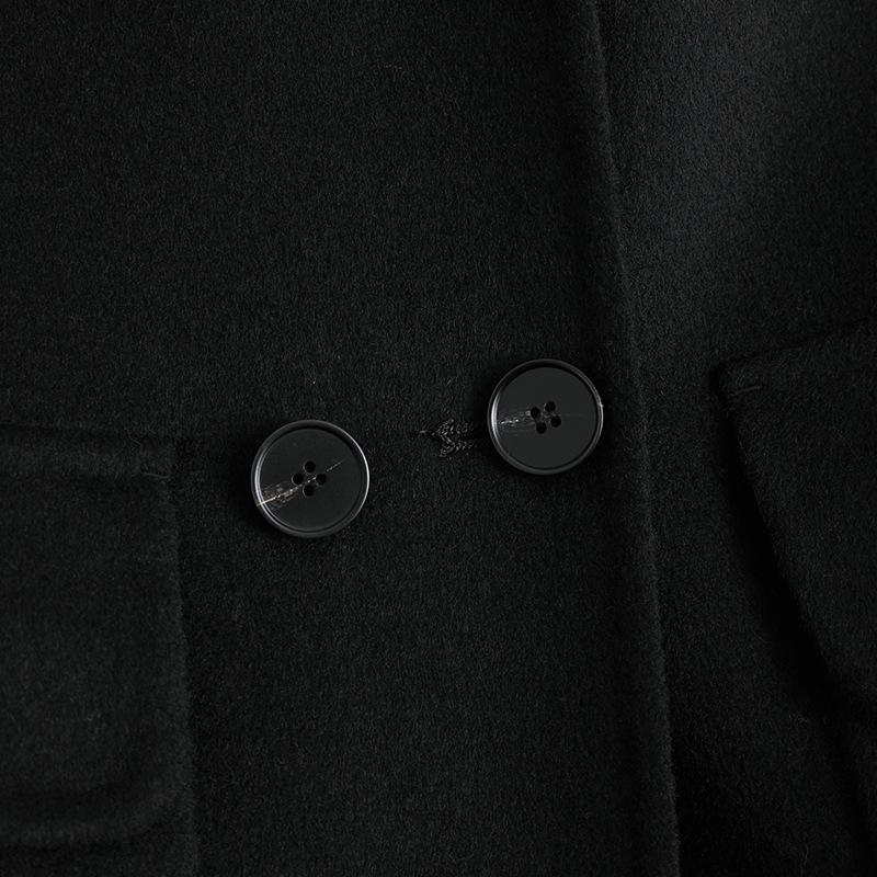 Double-sided Cashmere Coat Medium and Long, Slim and Thin, Showing Temperament, High-end Autumn and Winter New Wool Coat Women