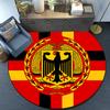 Eagle Emblem Of Germany Round Rug for Livingroom,Bedroom, Palyroom, Chair Rug, Area rug, Circle Carpet, Fan Christmas gift