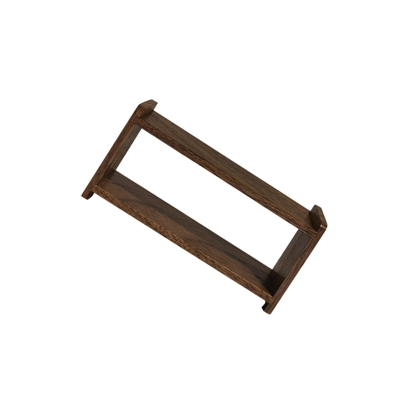 

Реалистичная деревянная подставка, реалистичная ролевая игра для детей, ролевая полка, модель игрушки, винтажная книжная полка 1:12 кукольных домиков S