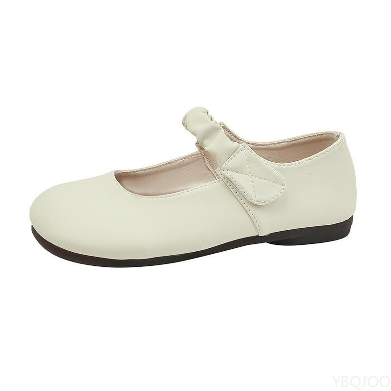 Scarpa singola minimalista a fondo piatto per donna in primavera estate carina suola morbida casual versatile comoda piccole scarpe in pelle