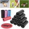 10 Rolls/150Pcs Plastic Pet Dog Waste Bags 33 * 22cm  Trash Cleaning Bag