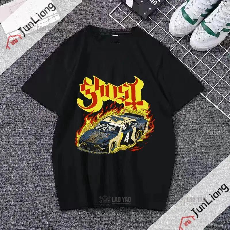 Ghost Band T-shirt Unisex's Hip Hop Graphic T-shirt Short Sleeve Casual O-neck T-shirt Band Fan T-shirt for Both Unisex and Unisex