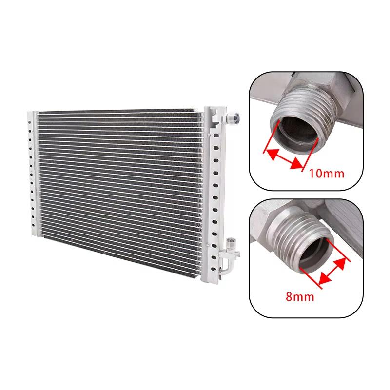 Auto A/C Parts Universal Aluminum Radiator Parallel Flow Condenser 12" X 23" X 20mm for Classic Muscle Car Street Hot Rod Truck