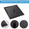 8"/10"/12" 304 Stainless Steel Square Rain ShowerHead Full Body Coverage Shower Set Large Rainfall Black Shower Head