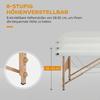 Mobile Massage Table 2 Zones Foldable Height-Adjustable Massage Table 60 Cm Wide with Carrying Bag Wooden Legs Cream White