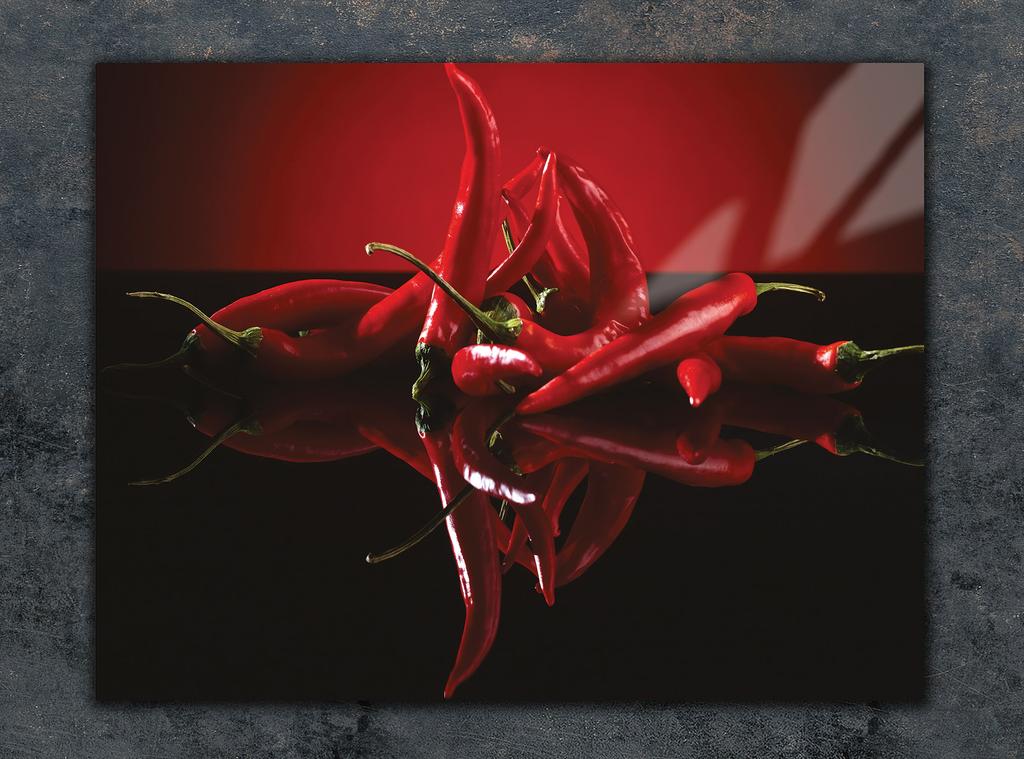 SZKLANA DESKA DO KROJENIA 40x30 CHILLI