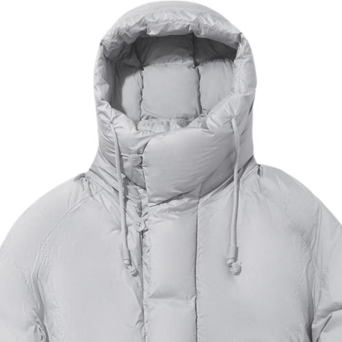 Li Ning Down Jackets Men's Ultimate Gray Hooded Moderate AYMV303-4