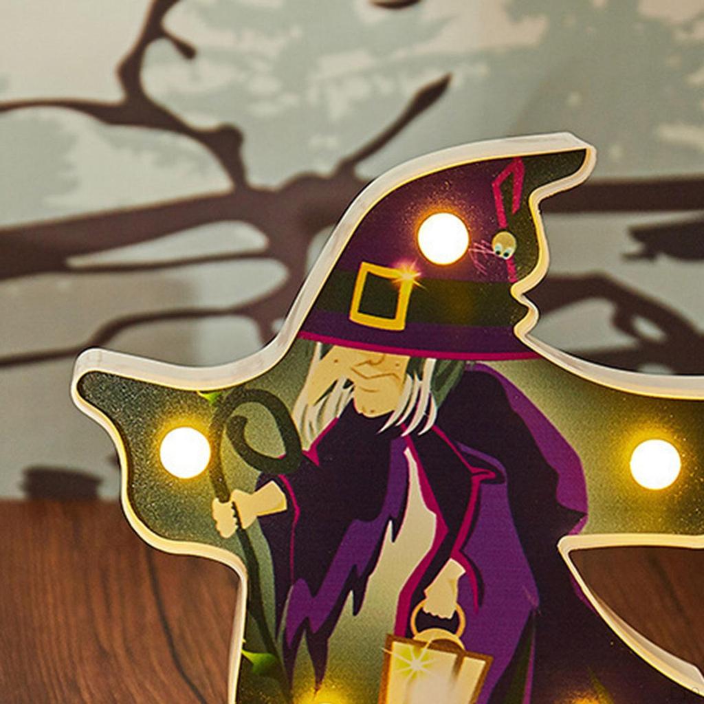 3D Halloween Decorations LED Lights Waterproof Home and Garden Desktop Decor Indoor Night Light