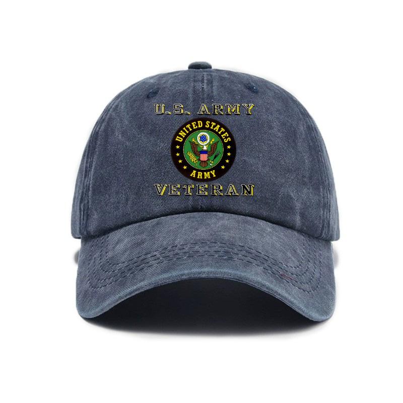 Printed Washed Distressed Soft Top Baseball Cap Unisex Sun Visor Baseball Cap
