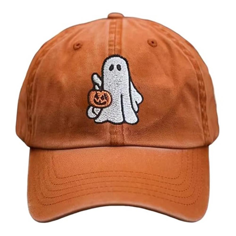 Halloween Unisex Baseball Hat for Women Men Pumpkin Embroidery Baseball Cap Gift Giving Unisex Newsboy Cap