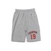 Champion Casual Light French Terry Shorts with Graphic Logo Oxford Boys' Print, Gray, CK-B501