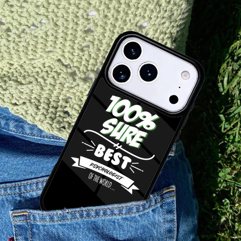 Vintage Awesome Psychologist Profession Psychology Phone Case Cover for IPhone 11 12 13 14 15 16e 17 Pro Max for IPhone 17 Air