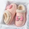 Cozy Waterproof Cotton Slippers for Kids & Toddlers - Warm Velvet, EVA Sole, Detachable, Parent-Child Design