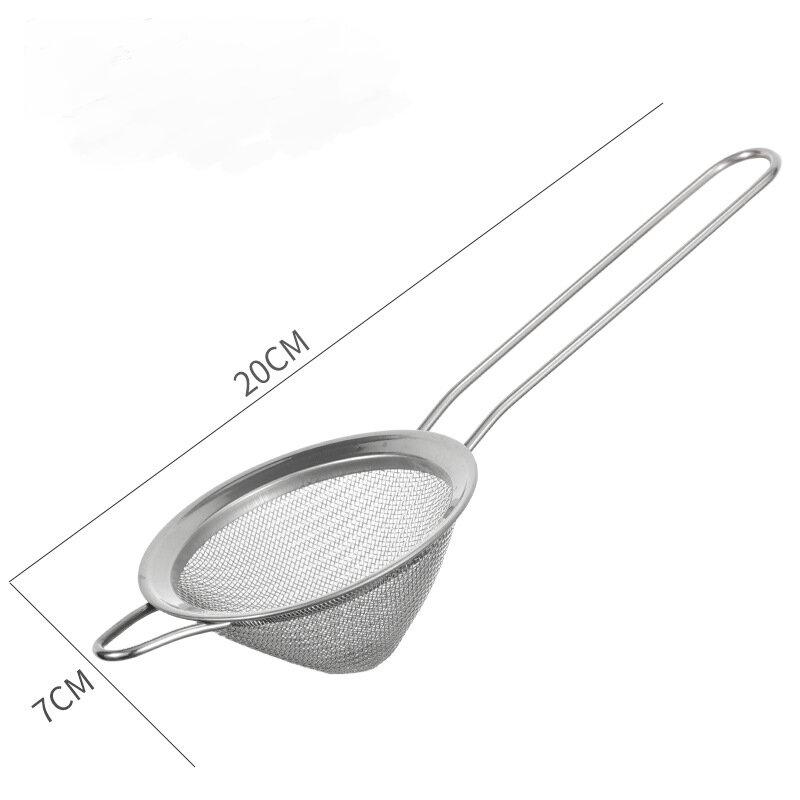 Stainless Steel Conical Strainer for Cocktail Drink Bar Strainers Bartender Bar Tool Fine Mesh Cocktail Ice Strainer