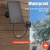 Waterproof Solar Panel Charger with 2000mAh Battery for Blink XT XT2 and Outdoor Camera 3rd Gen for Stable Power