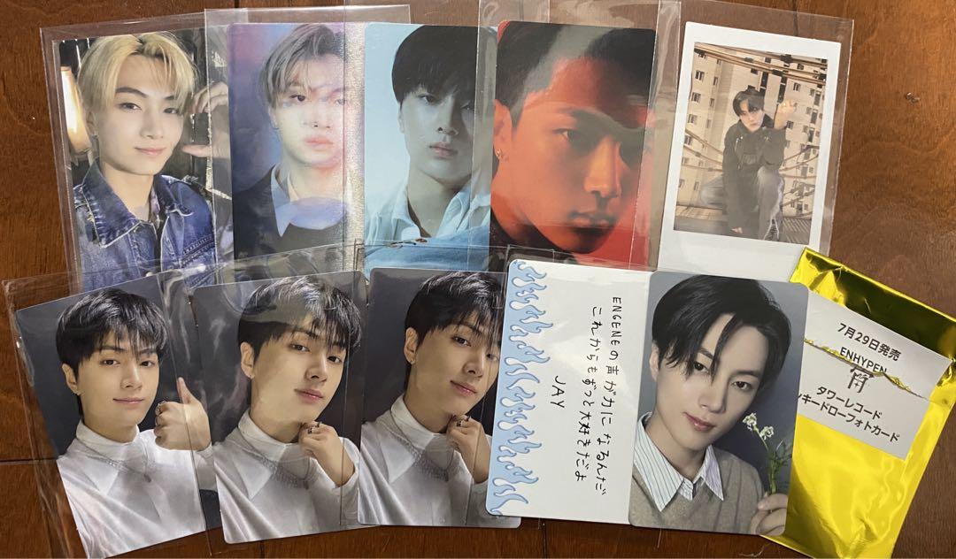 

[USED] ENHYPEN J Trading Card Meseka Rakidro DayOne Bonus Flash Yui Yoi