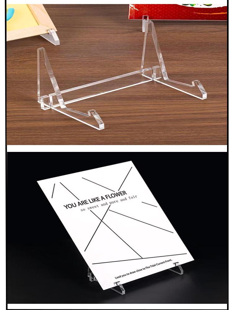 Acrylic Display Stand for Magazines, Phones, Tablets, Keyboards, Books, Photos, Frames, Bowls, Dishes, Tea Sets, and Cakes.