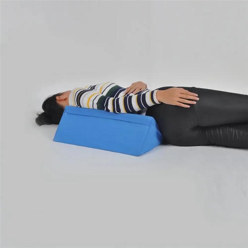 Triangle Position Roll Over Pad for Elderly Patients High Density Sponge Pad Rehabilitation Side Pad Triangle Pillow Supports