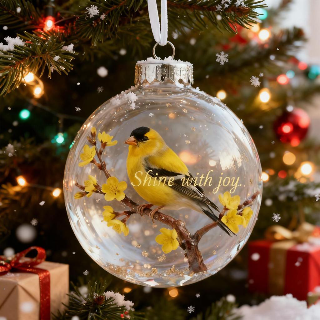 Hummingbird Christmas Balls Ornament PP Hummingbird Pendant Decoration For Home Tabletop Window Doorway Kitchen Living Room