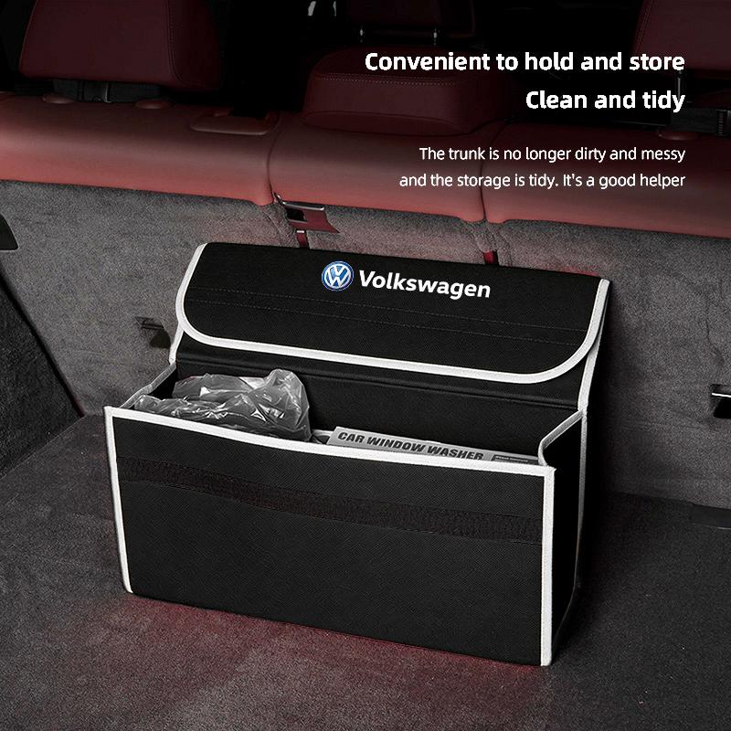 Car Boot Storage Box Tool Organizer Collect Case For Volkswagen VW polo Golf T5 Caddy T4 Touran Golf GTI Passat Scirocco Tiguan zw9