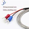 Probe Type Thermocouple K/E Stainless Steel Shielded Wire Thermal Resistance Rod Measuring Wire Temperature Sensor