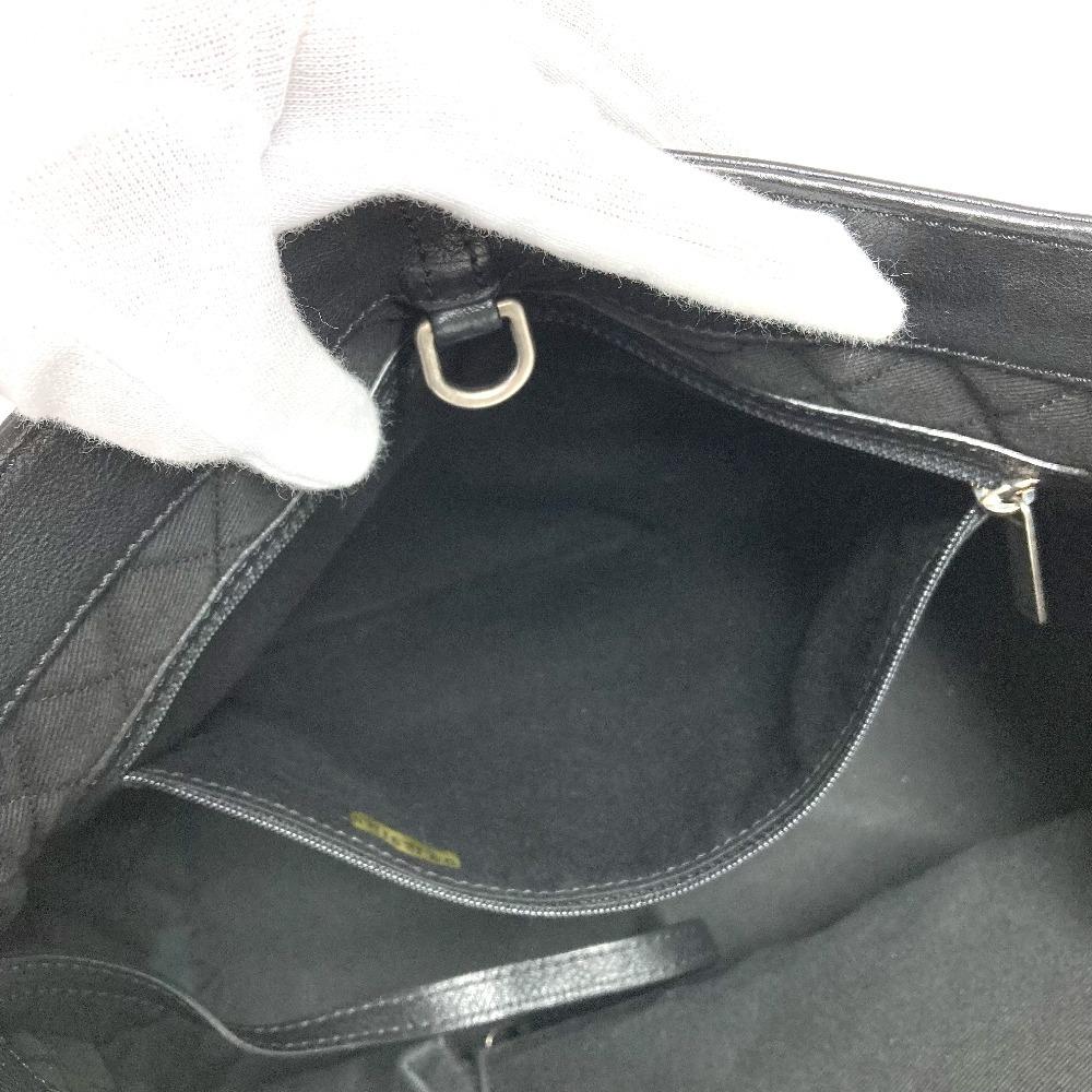 CHANEL Shoulder Bag Hand Bag Tote Bag Pony-Hair / Leather Black