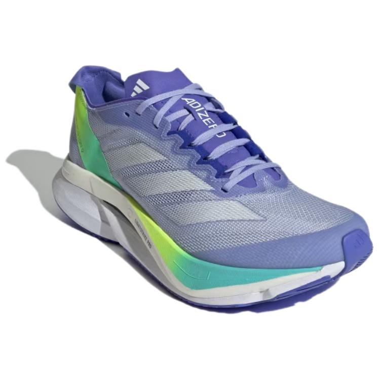 Adidas Adizero Boston 12 Blue Spark Zero Metallic Women Sneakers Cobalt-Blue IF9220