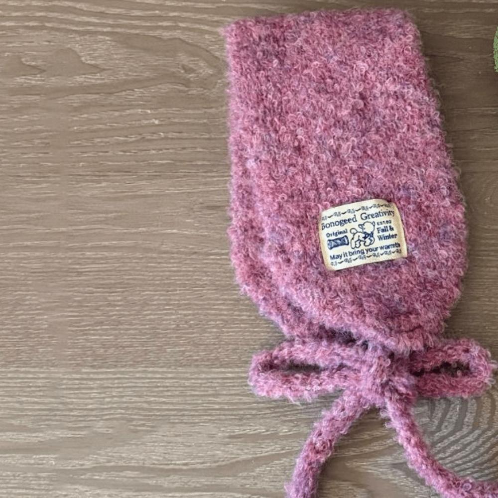 Korean Style Knitted Ear Covers Solid Color Warm Earlaps Wool Strappy Earmuffs Casual Wear