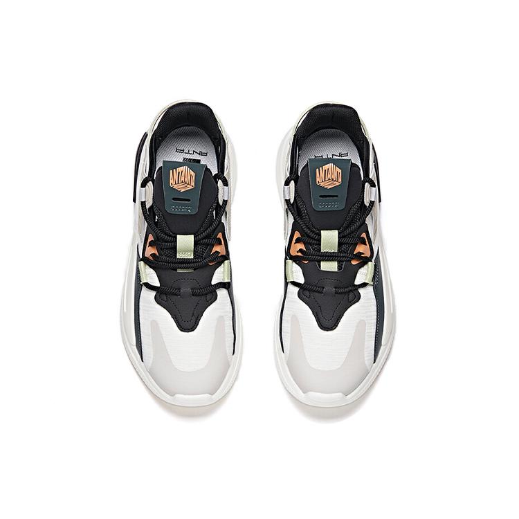 Anta Life Collection Casual Shoes Men's Low Top White/Forest Green/Shade 1 Gray 112048808-2