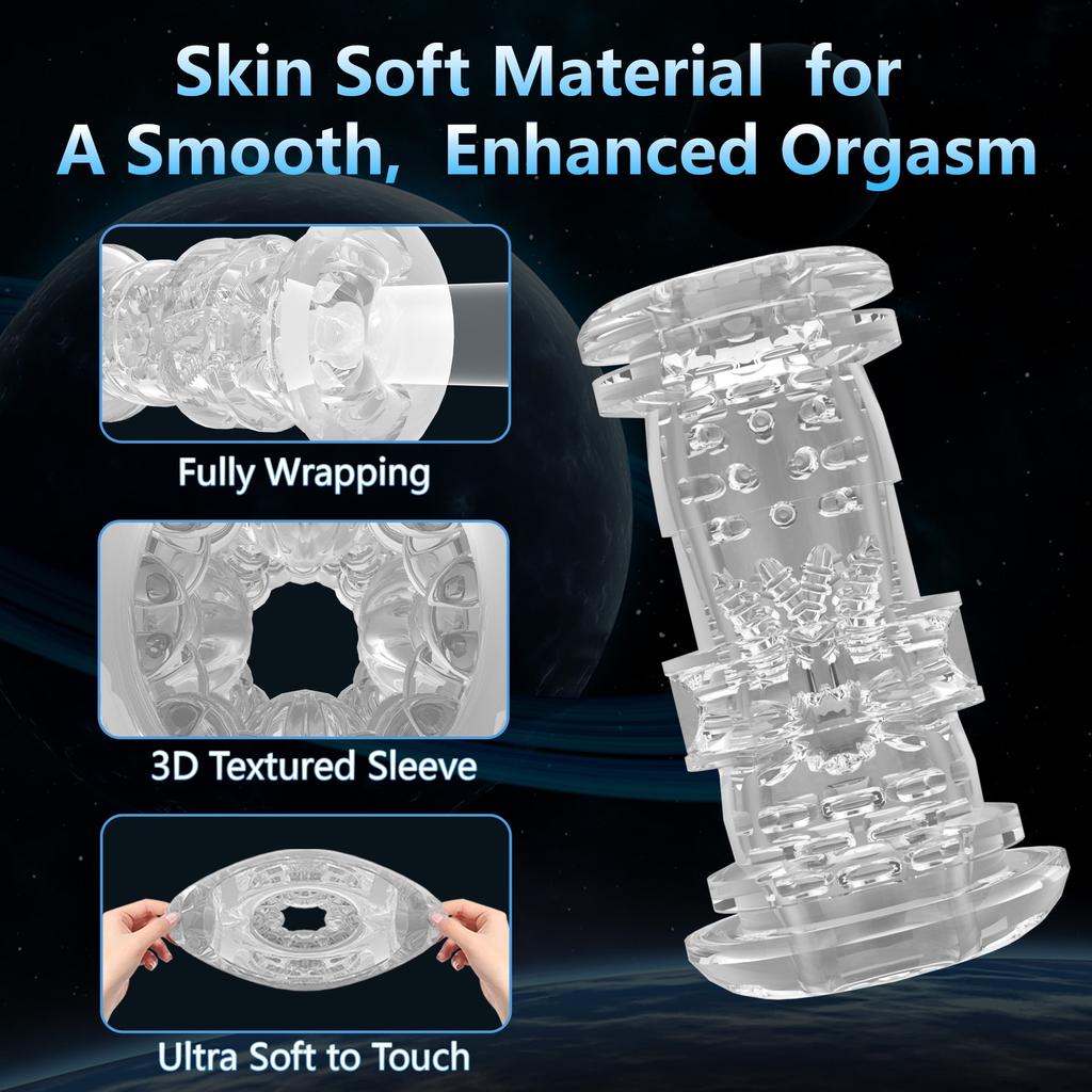 Automatic Male Masturbator Sex Toy with 9 Thrusting & Vibration Settings, Penis Pump Male Sex Toys