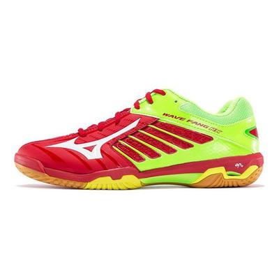 Mizuno Fang Rx2 Low-Top Badmintonschuhe Unisex Schuhe Rot Grün 71GA170501