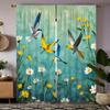 2pcs HD Modern Light Luxury Geometric Decorative Curtain Color System Digital Printed Curtain Home Decoration Style Decoratio