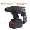 1000 W wiederaufladbarer elektrischer Bohrhammer, 15000 mAh, kabelloser Multifunktionshammer, Schlagbohrmaschine, Elektrowerkzeug