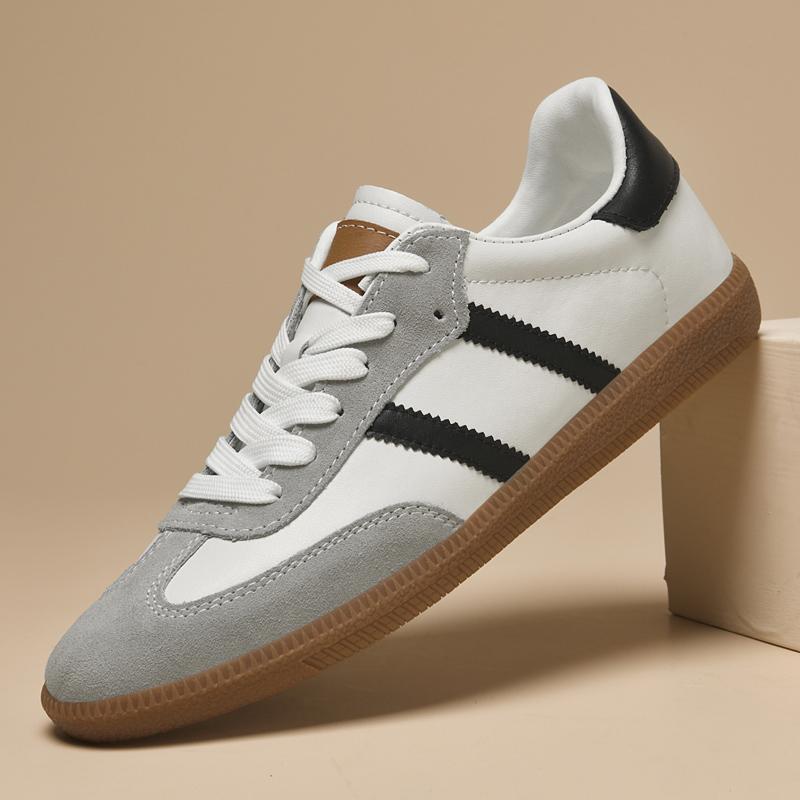 Fashion All-match Male Skate Shoes Skateboard Footwea Genuine Leather Sneakers 2025 New Arrival Mens Tenis Masculino Leisure Walk Flats