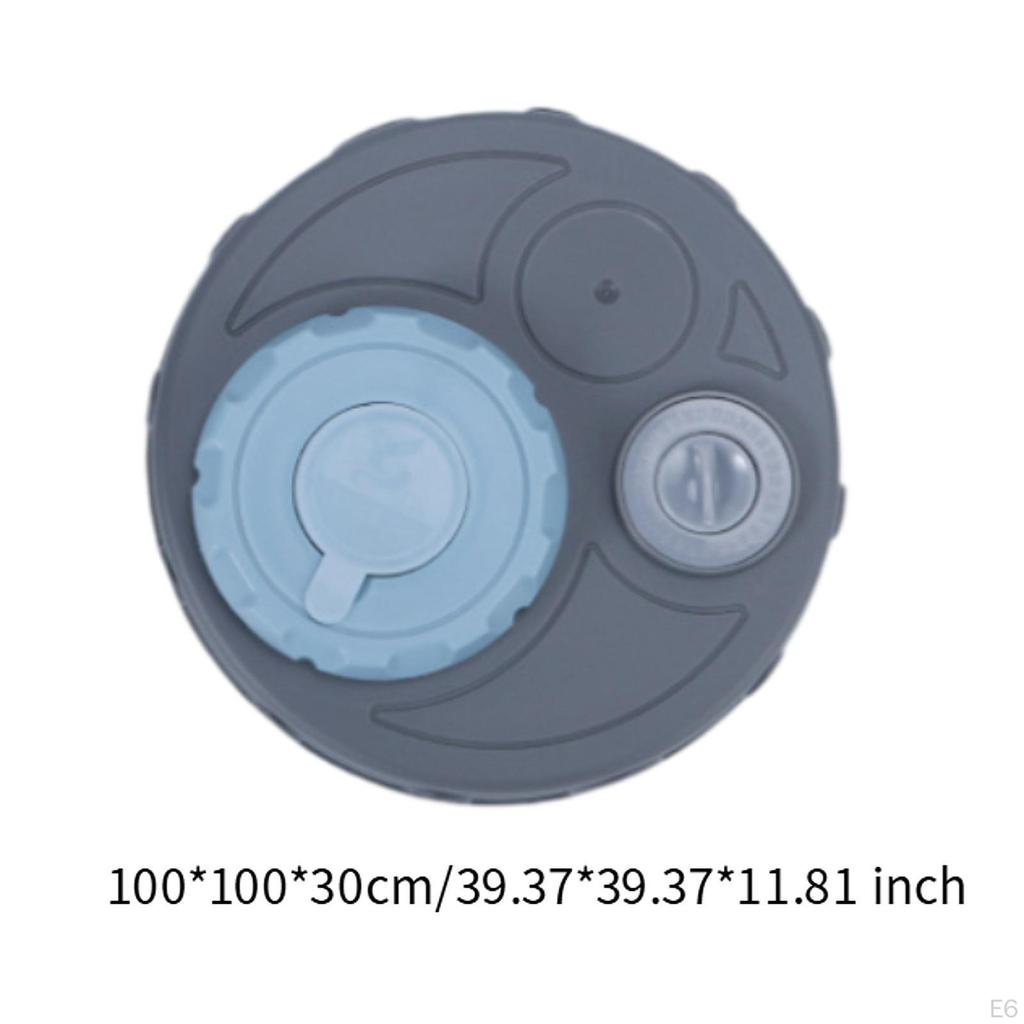 Water Cover Portable Threaded Double Lid Leakproof for Garden Transportation Tank Hiking Juice